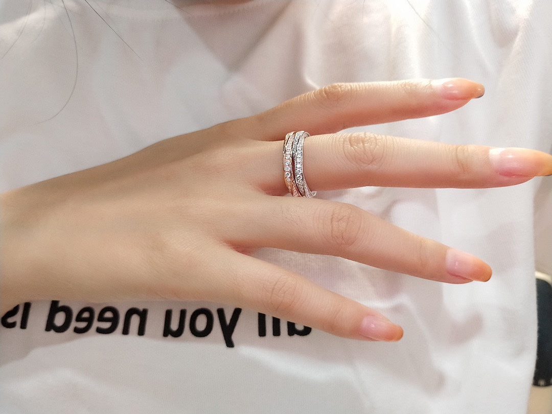 [Dawnora Jewelry]SPIRAL DIAMOND RING