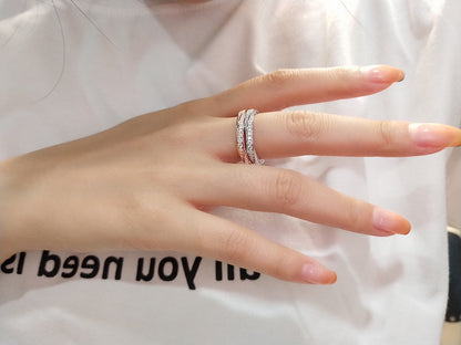 [Dawnora Jewelry]SPIRAL DIAMOND RING