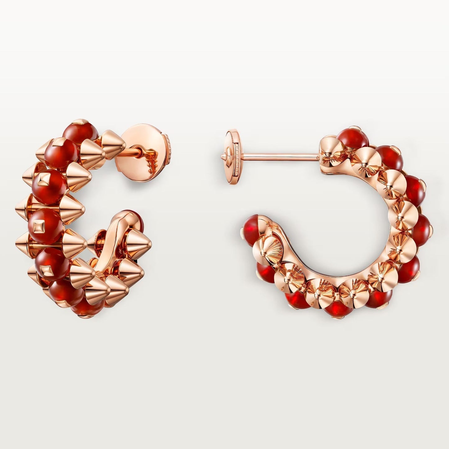 [Dawnora Jewelry]CLASH 7.9MM AGATE CHALCEDONY EARRINGS