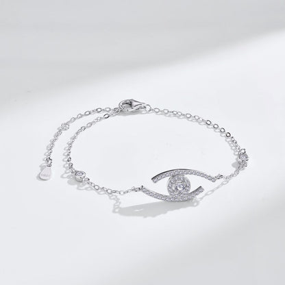 [Dawnora Jewelry]Lucky Eye Pave-Set Diamond Bracelet