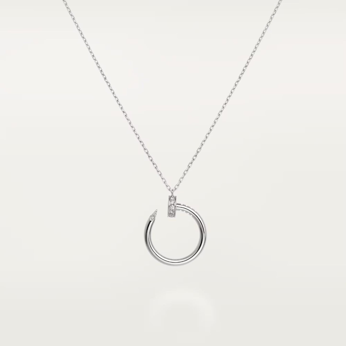 [Dawnora Jewelry]JUSTE NECKLACE HALF DIAMOND