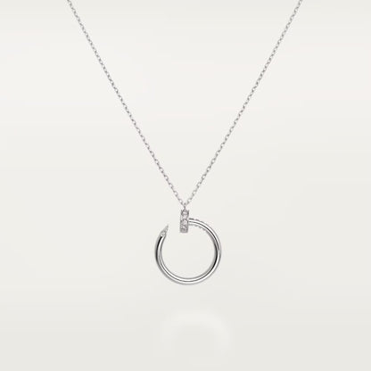 [Dawnora Jewelry]JUSTE NECKLACE HALF DIAMOND