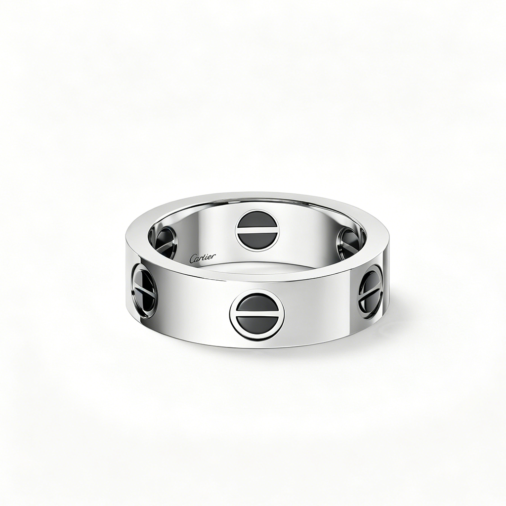 [Dawnora Jewelry]LOVE RING 5.5MM NO DIAMONDS  CERAMIC