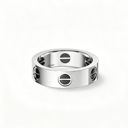 [Dawnora Jewelry]LOVE RING 5.5MM NO DIAMONDS  CERAMIC