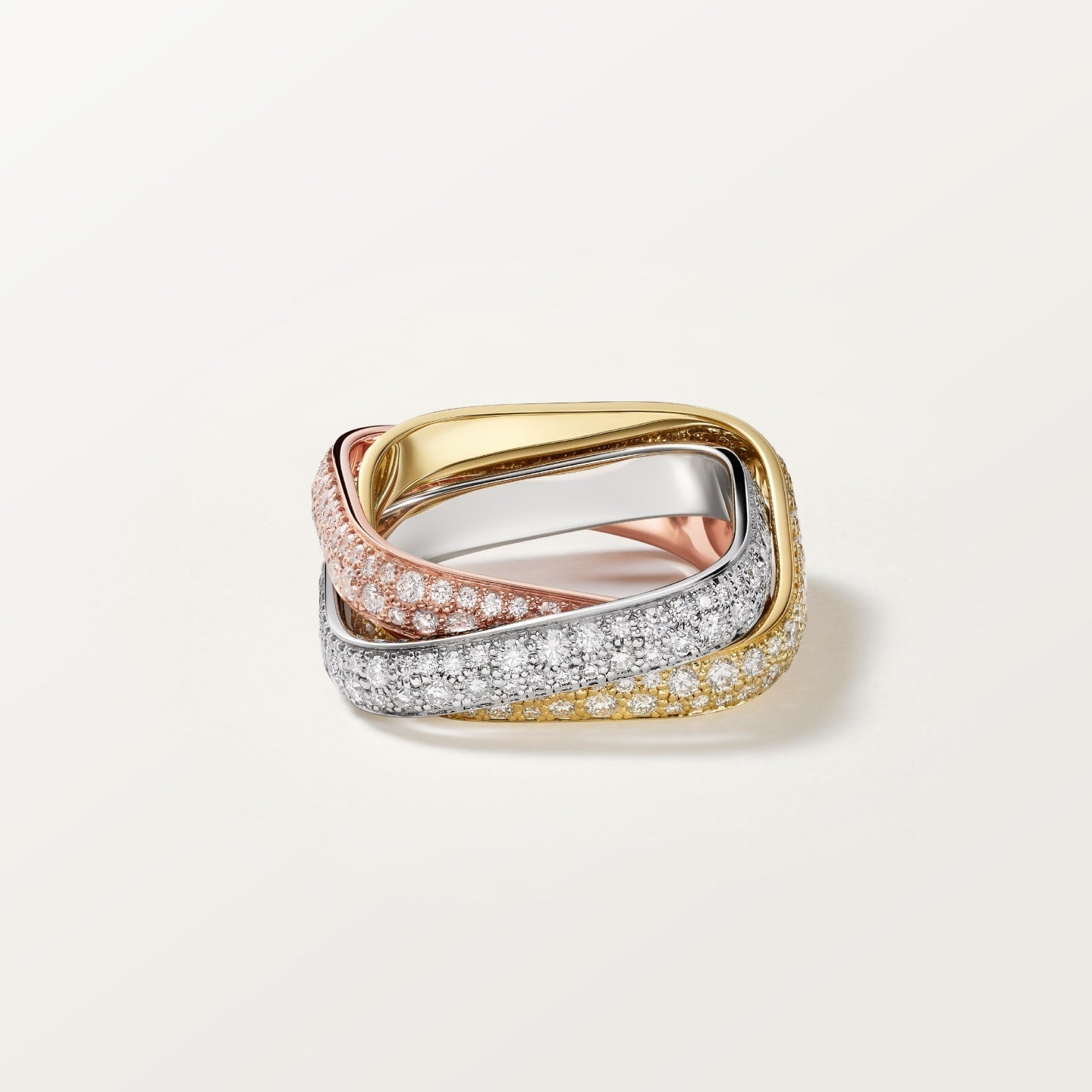 [Dawnora Jewelry]TRINITY 3.5MM CUSHION RING COLLECTION