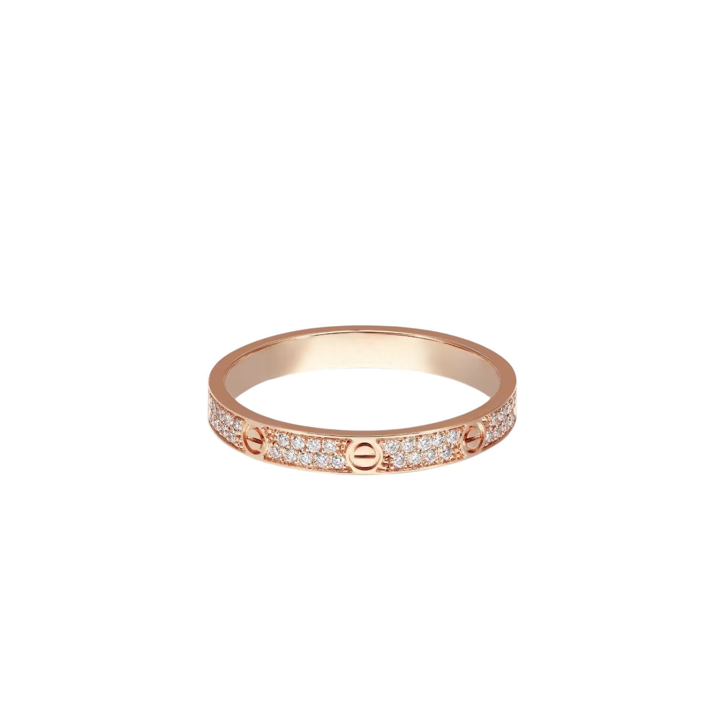 [Dawnora Jewelry]LOVE RING 2.65MM DIAMOND