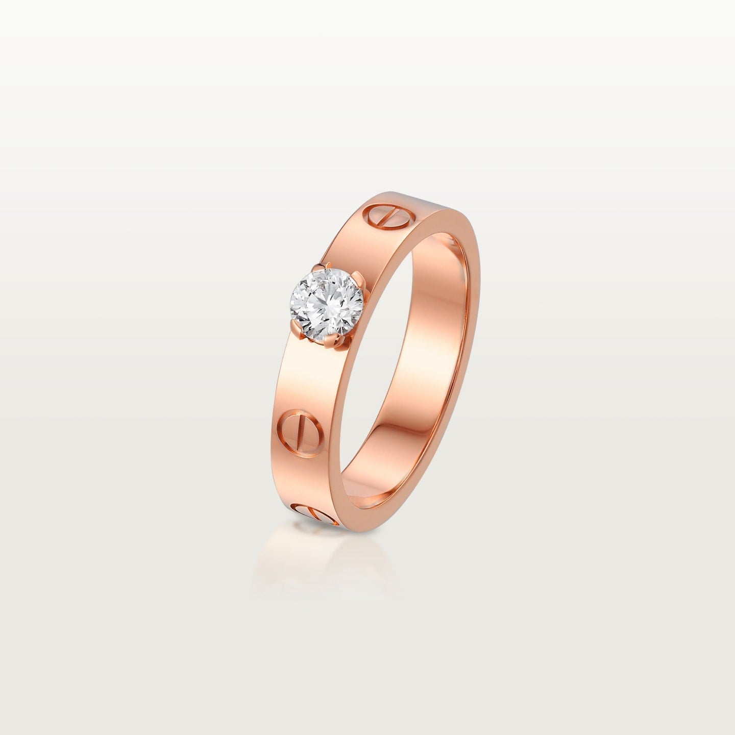 [Dawnora Jewelry]LOVE RING 3.6MM 1 BIG DIAMOND