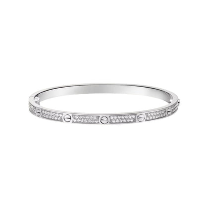 [Dawnora Jewelry]LOVE BRACELET 3.65MM DIAMOND-PAVED