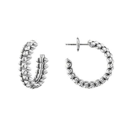 [Dawnora Jewelry]CLASH SMALL HOOP EARRINGS