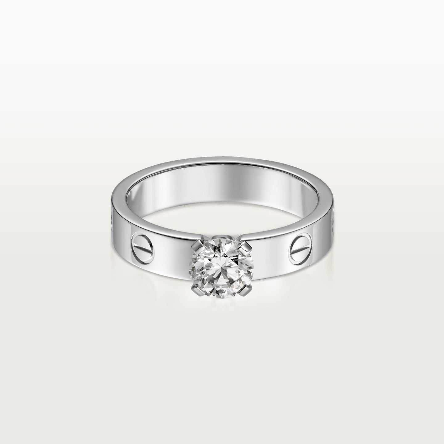 [Dawnora Jewelry]LOVE RING 3.6MM 1 BIG DIAMOND
