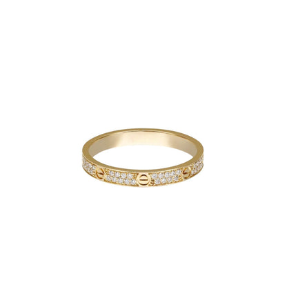[Dawnora Jewelry]LOVE RING 2.65MM DIAMOND