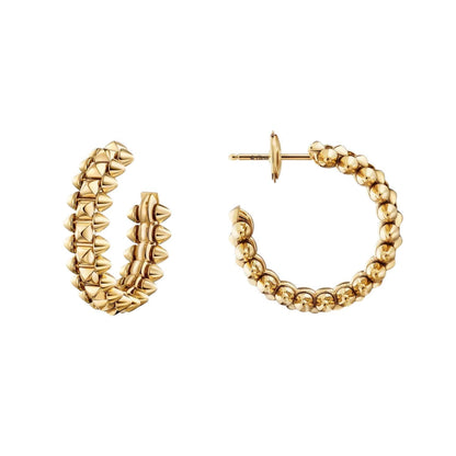 [Dawnora Jewelry]CLASH SMALL HOOP EARRINGS