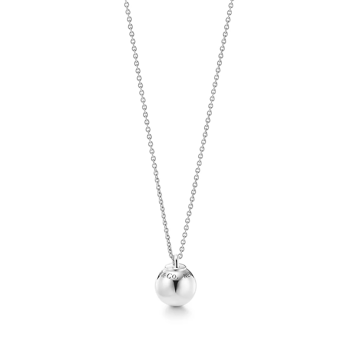 [Dawnora Jewelry]BALL PENDANT 12.75MM NECKLACE