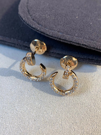 [Dawnora Jewelry]JUSTE EARRINGS GOLD DIAMONDS