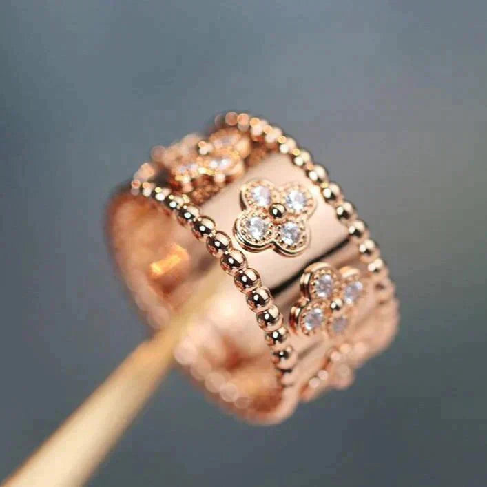 [Dawnora Jewelry]CLOVER KALEIDOSCOPE RING 10MM