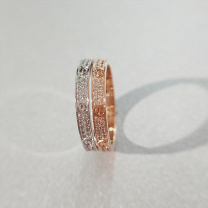 [Dawnora Jewelry]LOVE RING 2.65MM DIAMOND