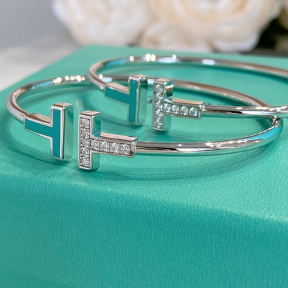 [Dawnora Jewelry]T BRACELET 1.8MM TURQUOISE DIAMOND