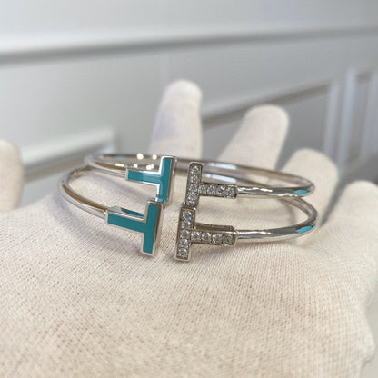 [Dawnora Jewelry]T BRACELET 1.8MM TURQUOISE DIAMOND