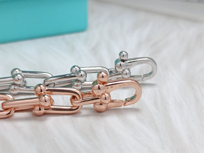 [Dawnora Jewelry]HARDWEAR BRACELET PINK GOLD AND SILVER