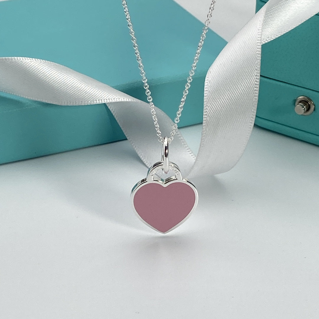 [Dawnora Jewelry]HEART PEDANT SILVER NECKLACE