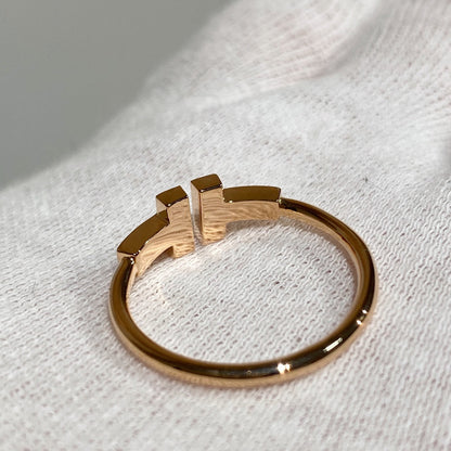 [Dawnora Jewelry] WIRE RING DIAMOND PINK GOLD