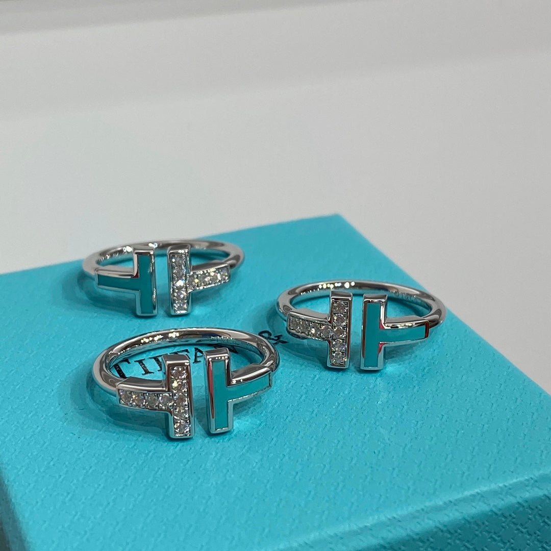 [Dawnora Jewelry] WIRE TURQUOISE DIAMOND RING SILVER