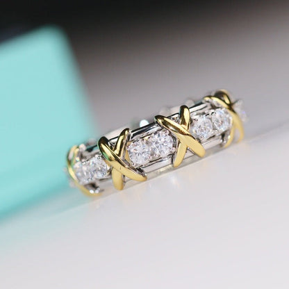 [Dawnora Jewelry]SIXTEEN STONE RING GOLD