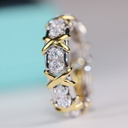 [Dawnora Jewelry]SIXTEEN STONE RING GOLD
