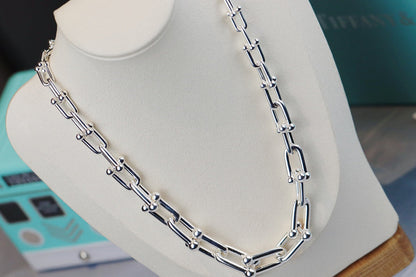 [Dawnora Jewelry]HARDWEAR LINK SILVER NECKLACE