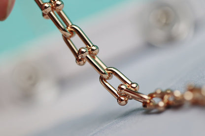 [Dawnora Jewelry]HARDWEAR LINK GOLD NECKLACE