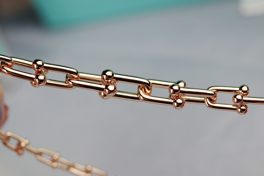 [Dawnora Jewelry]HARDWEAR LINK GOLD NECKLACE