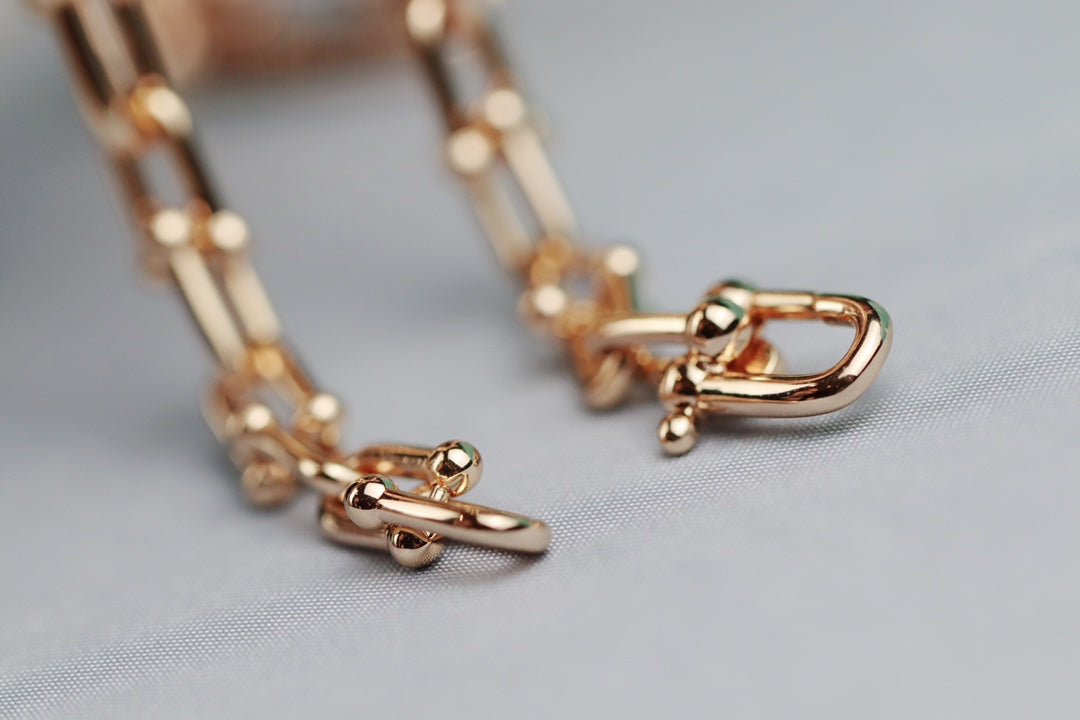 [Dawnora Jewelry]HARDWEAR LINK GOLD NECKLACE