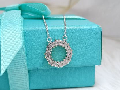 [Dawnora Jewelry]SIXTEEN STONE NECKLACE GOLD