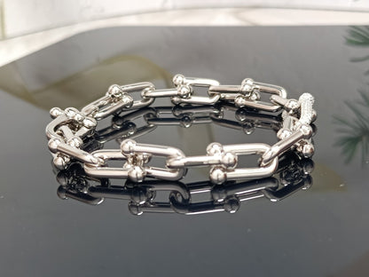 [Dawnora Jewelry]HARDWEAR BRACELET PINK GOLD AND SILVER DIAMOND