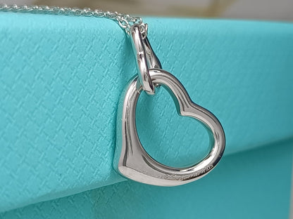 [Dawnora Jewelry]DOUBLE HEART SILVER NECKLACE