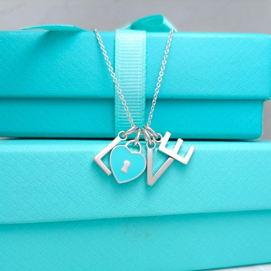 [Dawnora Jewelry]LOVE TEXT PEDANT NECKLACE
