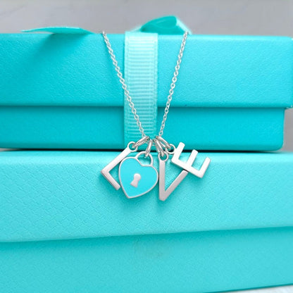 [Dawnora Jewelry]LOVE TEXT PEDANT NECKLACE