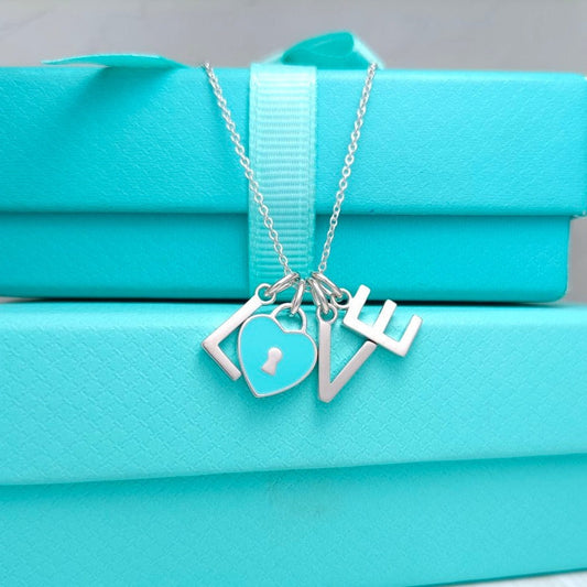 [Dawnora Jewelry]LOVE TEXT PEDANT NECKLACE