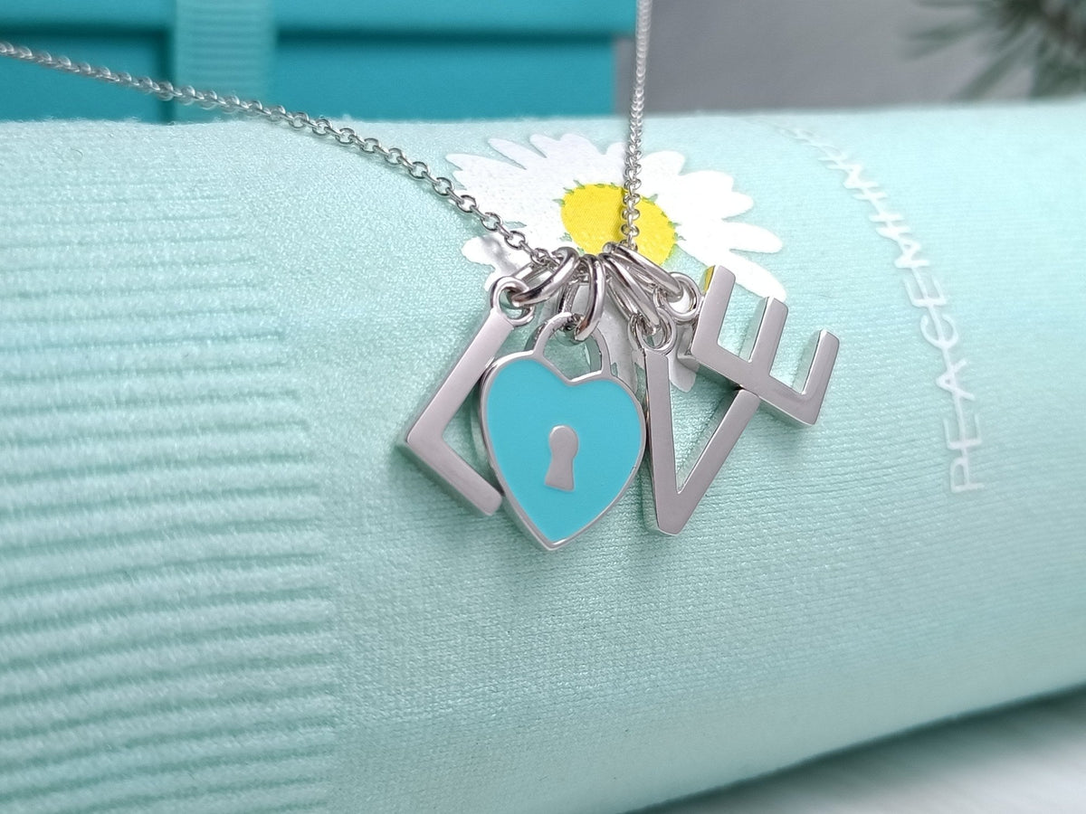 [Dawnora Jewelry]LOVE TEXT PEDANT NECKLACE