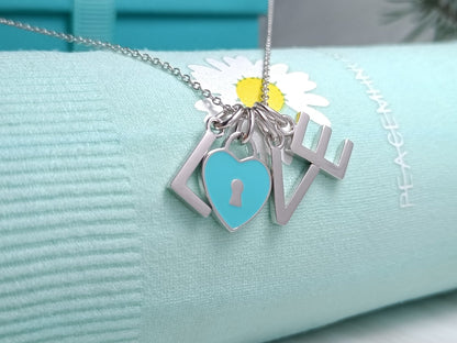 [Dawnora Jewelry]LOVE TEXT PEDANT NECKLACE
