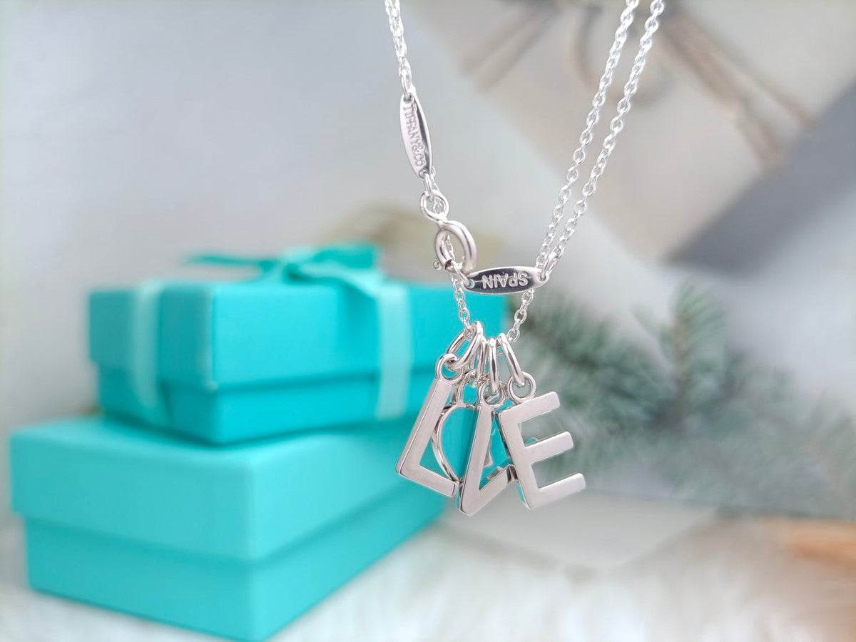 [Dawnora Jewelry]LOVE TEXT PEDANT NECKLACE