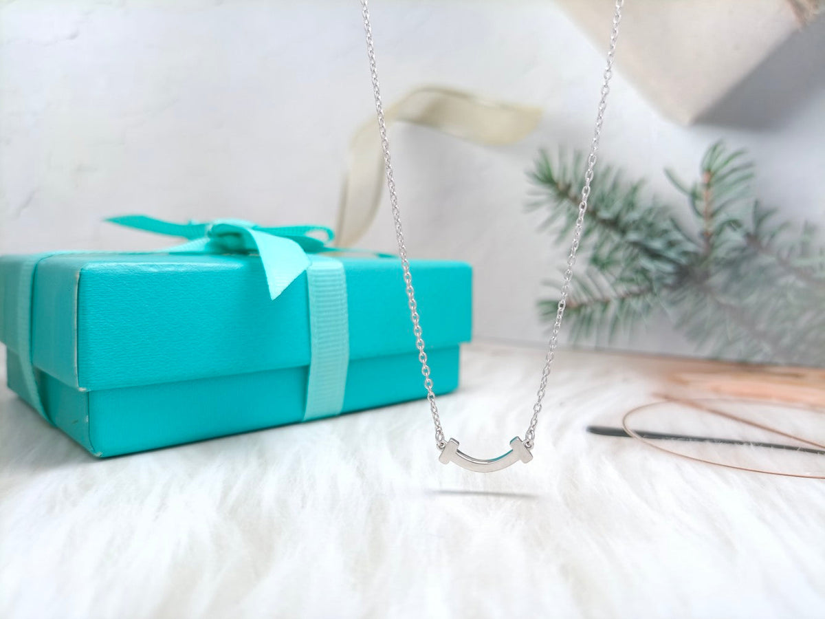 [Dawnora Jewelry]MINI SMILE PEDANT NECKLACE