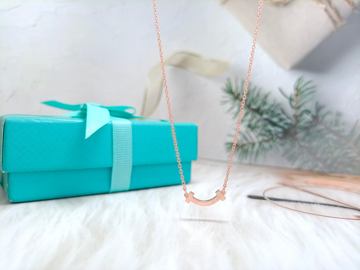 [Dawnora Jewelry]MINI SMILE PEDANT NECKLACE