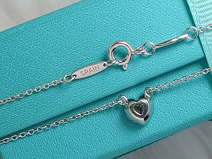 [Dawnora Jewelry]HEART BIG DIAMOND NECKLACE