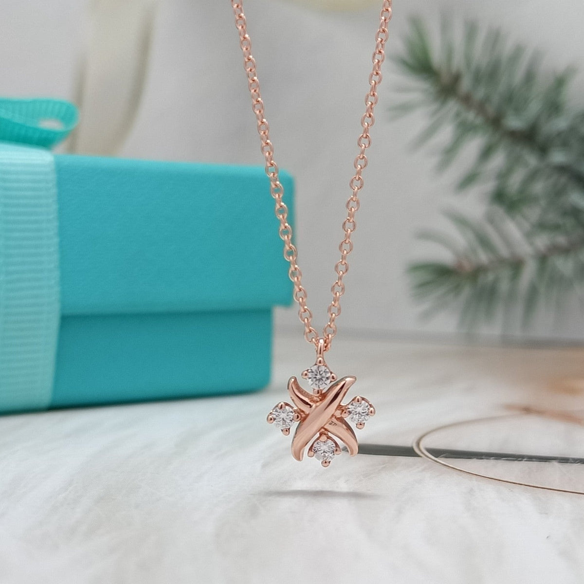 [Dawnora Jewelry]PINWHEEL NECKLACE DIAMOND
