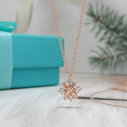 [Dawnora Jewelry]PINWHEEL NECKLACE DIAMOND