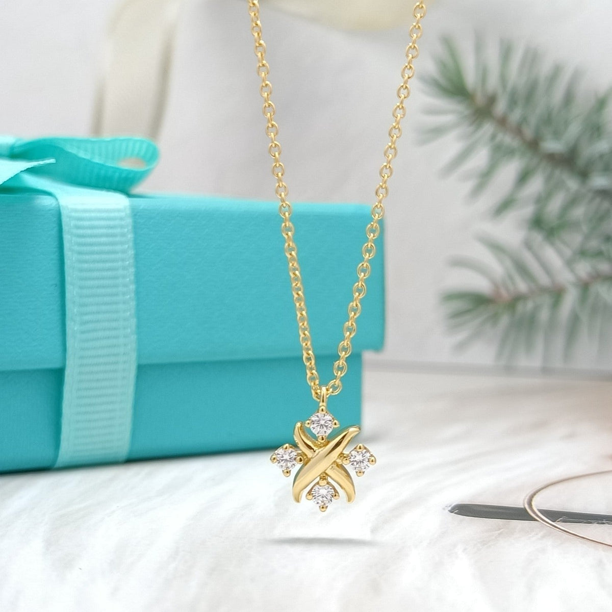[Dawnora Jewelry]PINWHEEL NECKLACE DIAMOND