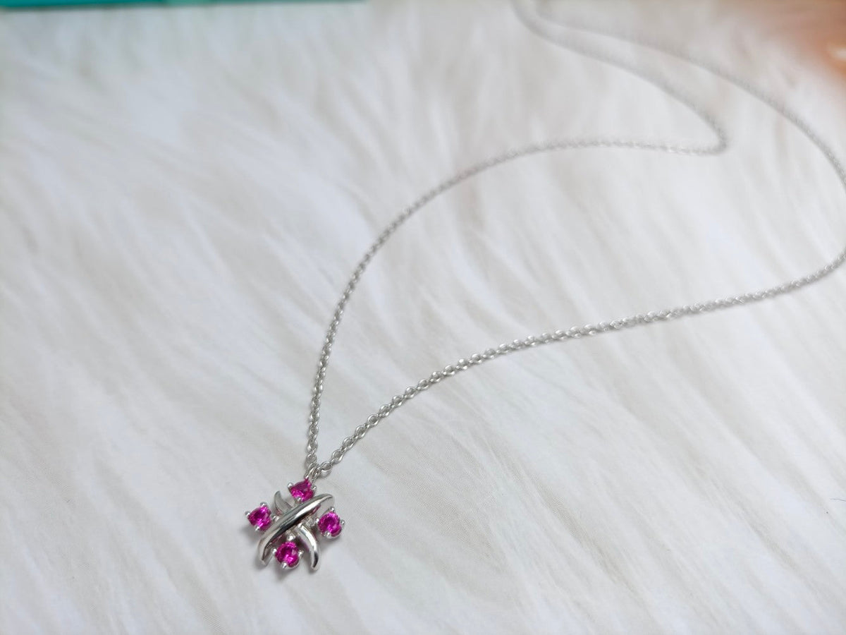 [Dawnora Jewelry]PINWHEEL NECKLACE DIAMOND