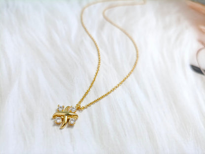 [Dawnora Jewelry]PINWHEEL NECKLACE DIAMOND
