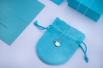 [Dawnora Jewelry]KEY AND HEART SILVER NECKLACE